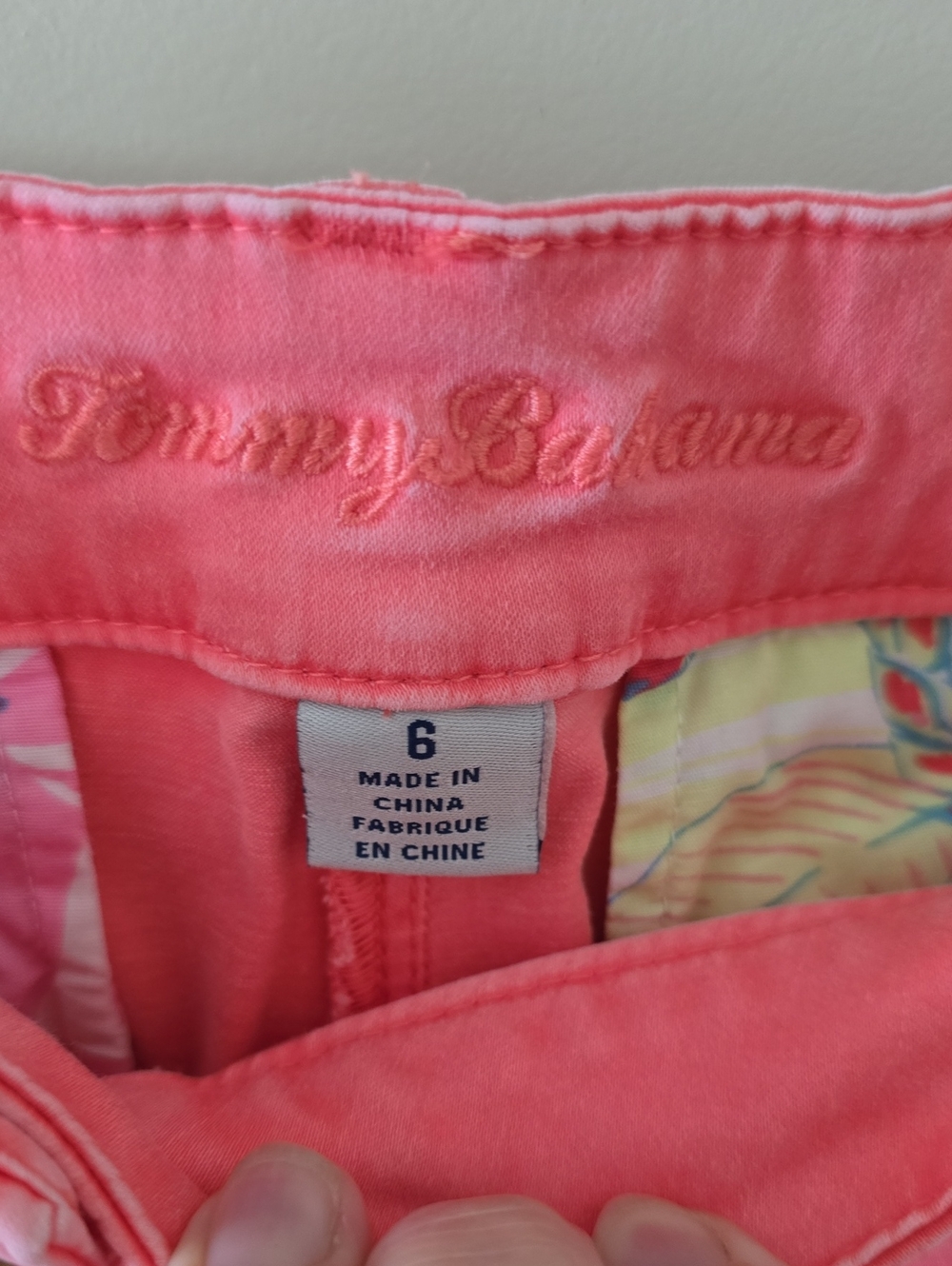 Tommy Bahama Coral Pink Bermuda Shorts - Picture 3 of 5